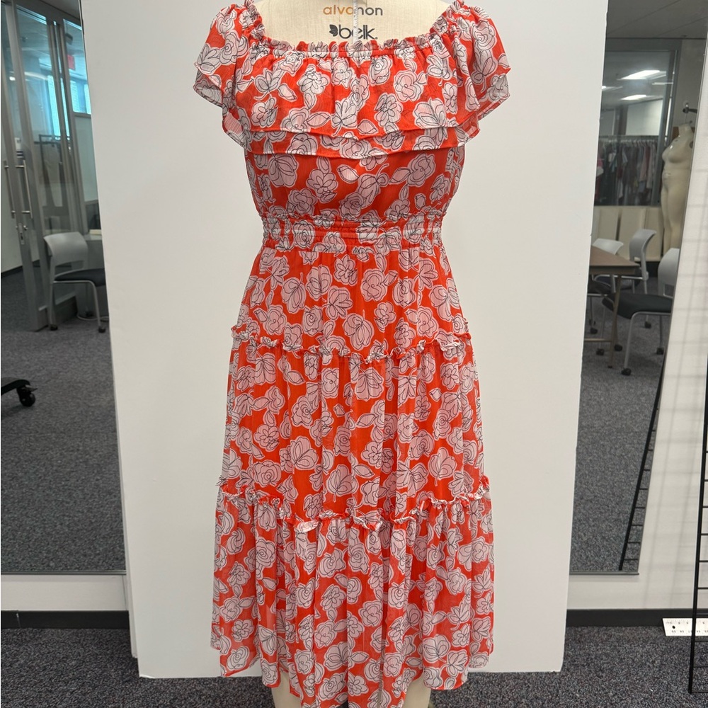 Tommy Hilfiger Fun Floral Midi Dress